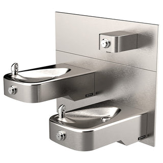 Haws Corporation 1117LN Stainless Steel Drinking Fountain, 32" Wide, Silver - Default Title