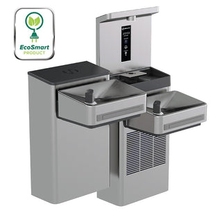 Haws Corporation 1212SF Stainless Steel Water Cooler, 34 1/16" Wide, Silver - Default Title