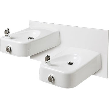 Haws Corporation 1501 Cast Iron Drinking Fountain, 32" Wide, White - Default Title
