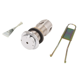 Haws Corporation 5874PBF Stainless Steel Flanged Push Button, Silver - Default Title