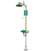 Haws Corporation 8320-8325 Emergency Shower, 14 3/4" Wide, Green - Default Title