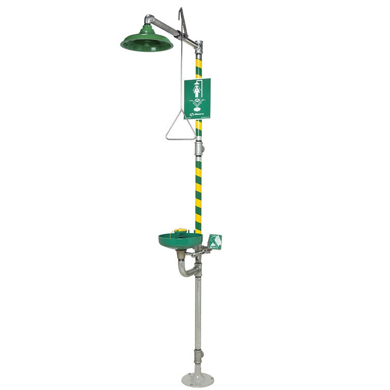 Haws Corporation 8320-8325 Emergency Shower, 14 3/4" Wide, Green - Default Title