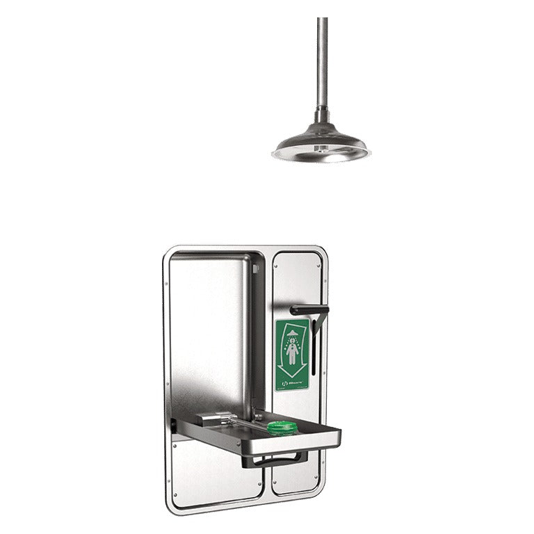 Haws Corporation 8356WCC Stainless Steel Face Wash Station, 22" Wide, Silver - Default Title