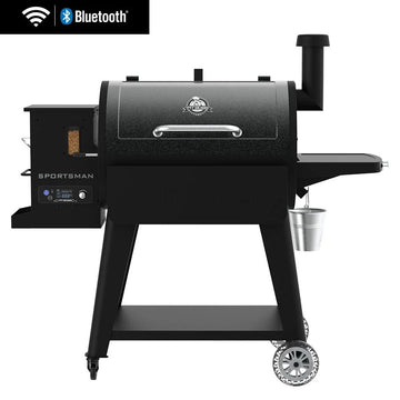 Pit Boss 10910 Stainless Steel Pellet Grill, 32 5/16" x 64 3/16", Black - Default Title