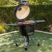 Pit Boss 71240 Ceramic Kamado Grill, 47 3/16" x 33", Black - photo 3