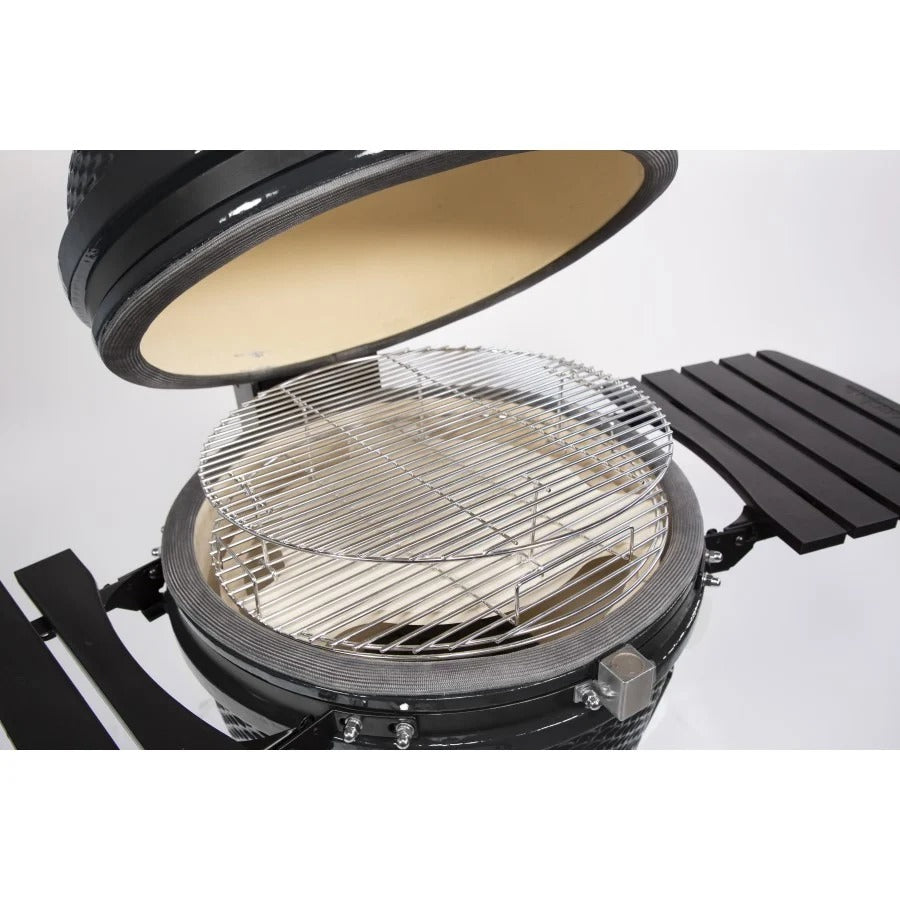 Louisiana Grills 10702 Ceramic Kamado Grill, 54 5/16" Wide, Black - photo 3