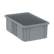 Quantum Storage Systems DG92060GY Polypropylene Dividable Container, 10 7/8" x 16 1/2", Gray - photo 2