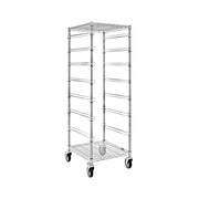 Quantum Storage Systems Steel Bin Cart, 21" Wide, Silver - 7