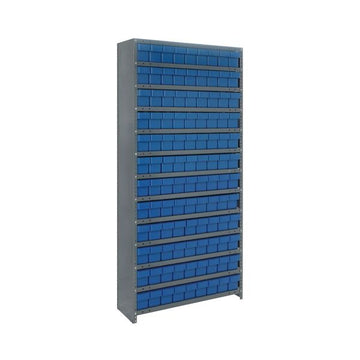 Quantum Storage Systems CL1875 Super Tuff Steel Shelving System, 18" x 36" - Blue