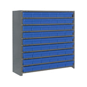 Quantum Storage Systems CL1239 Super Tuff Steel Shelving System, 12" x 36" - Blue
