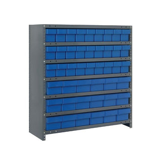 Quantum Storage Systems CL1839 Super Tuff Steel Shelving System, 18" x 36" - Blue