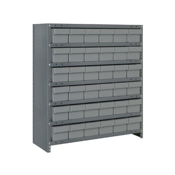 Quantum Storage Systems CL2439 Super Tuff Steel Shelving System, 24" x 36" - Blue