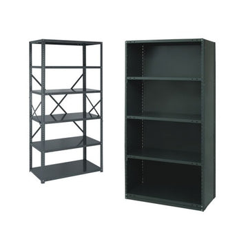 Quantum Storage Systems CL75 Steel Shelving, 36" Long, Gray - 12"