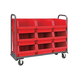 Quantum Storage Systems MTT-1860 Magnum Steel Tote Truck, 60" Wide - Black
