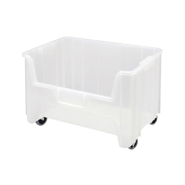 Quantum Storage Systems Polypropylene Storage Container, 19 7/8" x 15 1/4" - Clear