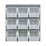 Quantum Storage Systems QLP-1819-230 Louvered Panel, 18" Wide - Black