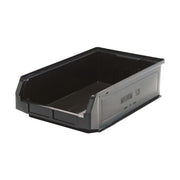 Quantum Storage Systems Polypropylene Magnum Bin, Black - 12 3/8" x 19 3/4" x 5 7/8"