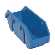 Quantum Storage Systems Polypropylene QuickPick Bin, Blue - 6 5/8" x 18 1/2" x 7"