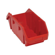 Quantum Storage Systems Polypropylene QuickPick Bin, Red - 8 3/8" x 18 1/2" x 7"