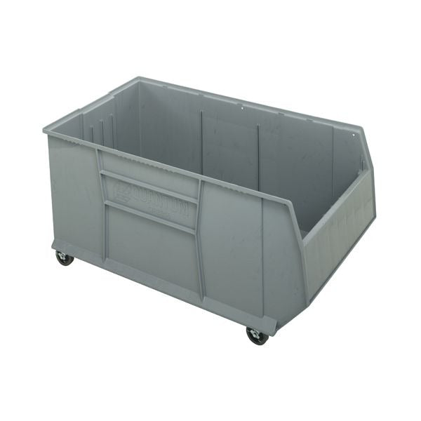 Quantum Storage Systems Polypropylene RackBin Container, 41 7/8" Long, Gray - 23 7/8"