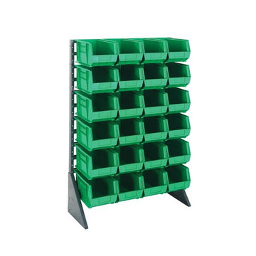 Quantum Storage Systems QRU-12S-240 Steel Rail Rack, 15" x 36" - Black