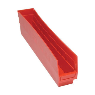 Quantum Storage Systems Polypropylene Shelf Bin, 4 3/8" x 23 5/8" - Blue