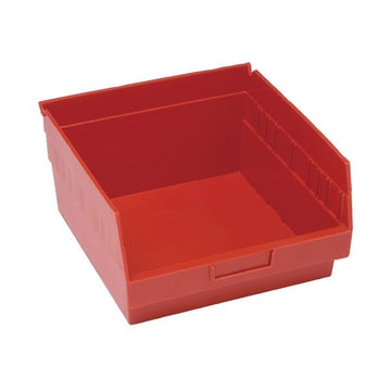 Quantum Storage Systems Polypropylene Shelf Bin, 11 1/8" x 11 5/8" - Blue