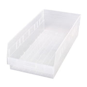 Quantum Storage Systems Polypropylene Shelf Bin, 11 1/8" x 23 5/8" - Clear