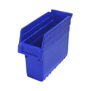 Quantum Storage Systems Polypropylene Shelf Bin, 4 3/8" x 11 5/8" - Red