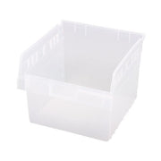 Quantum Storage Systems Polypropylene Shelf Bin, 11 1/8" x 11 5/8" - Clear