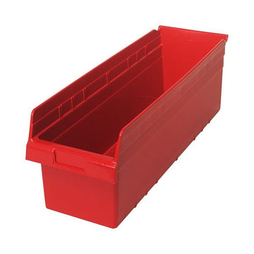 Quantum Storage Systems Polypropylene Shelf Bin, 8 3/8" x 23 5/8" - Blue