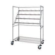 Quantum Storage Systems WRC Medical Cart, 69" High, Silver - 48"