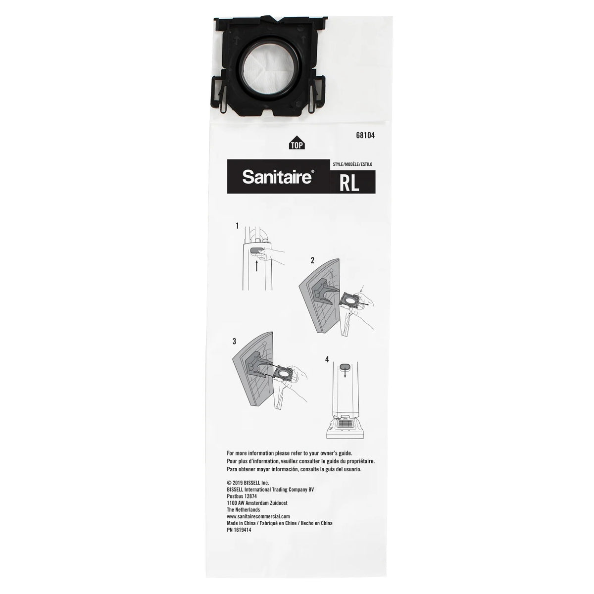 Sanitaire 68104 Vacuum Bag, 5/Pack - Default Title