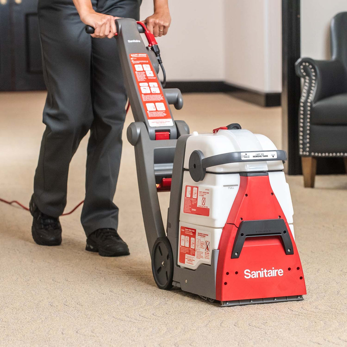 Sanitaire SC6100A Carpet Extractor, 23.38" x 13 3/5", 120V - photo 2