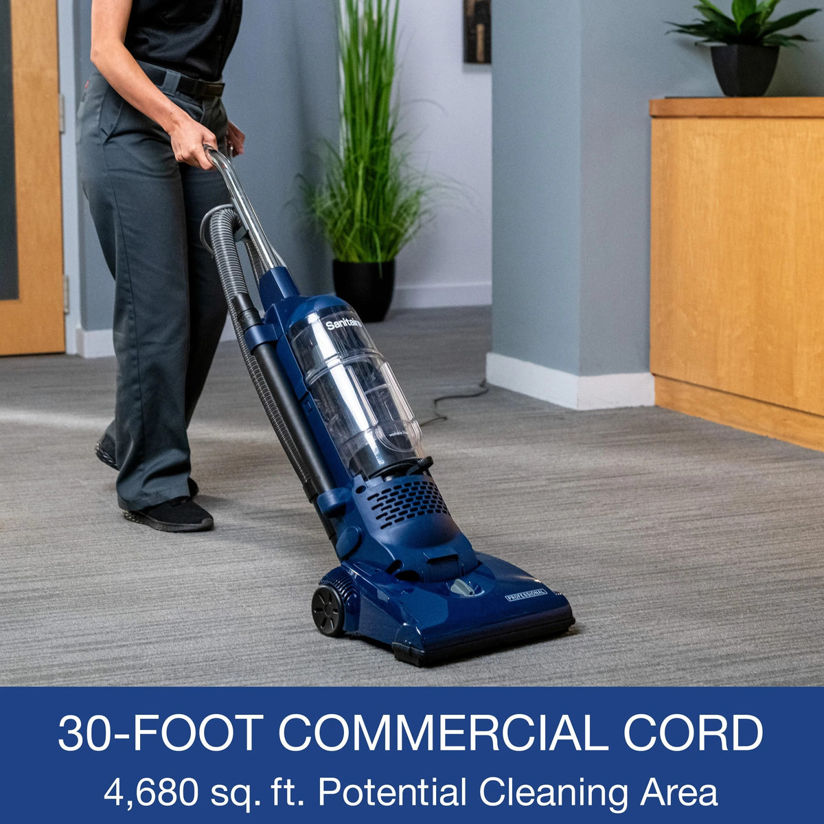Sanitaire Bagged Vacuum Cleaner, 13" Wide, 120V - photo 7