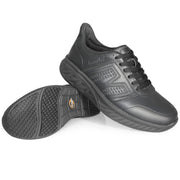 Genuine Grip Footwear 1500 Athletic Shoe, Black - 8.5 Wide