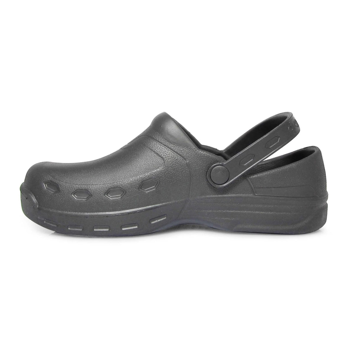 Genuine Grip Footwear 3900 Injection Clog, Black - 6