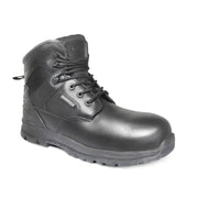 Genuine Grip Footwear 5050 Leather Boot, Black - 10
