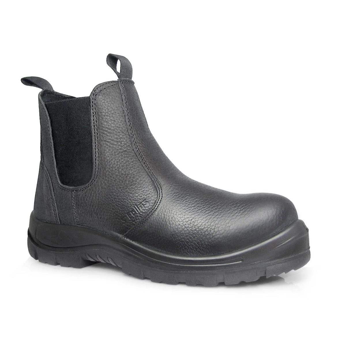 Genuine Grip Footwear 6040 Leather Boot, Black - 10.5