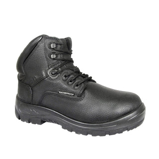 Genuine Grip Footwear 6060 Leather Boot, Black - 6