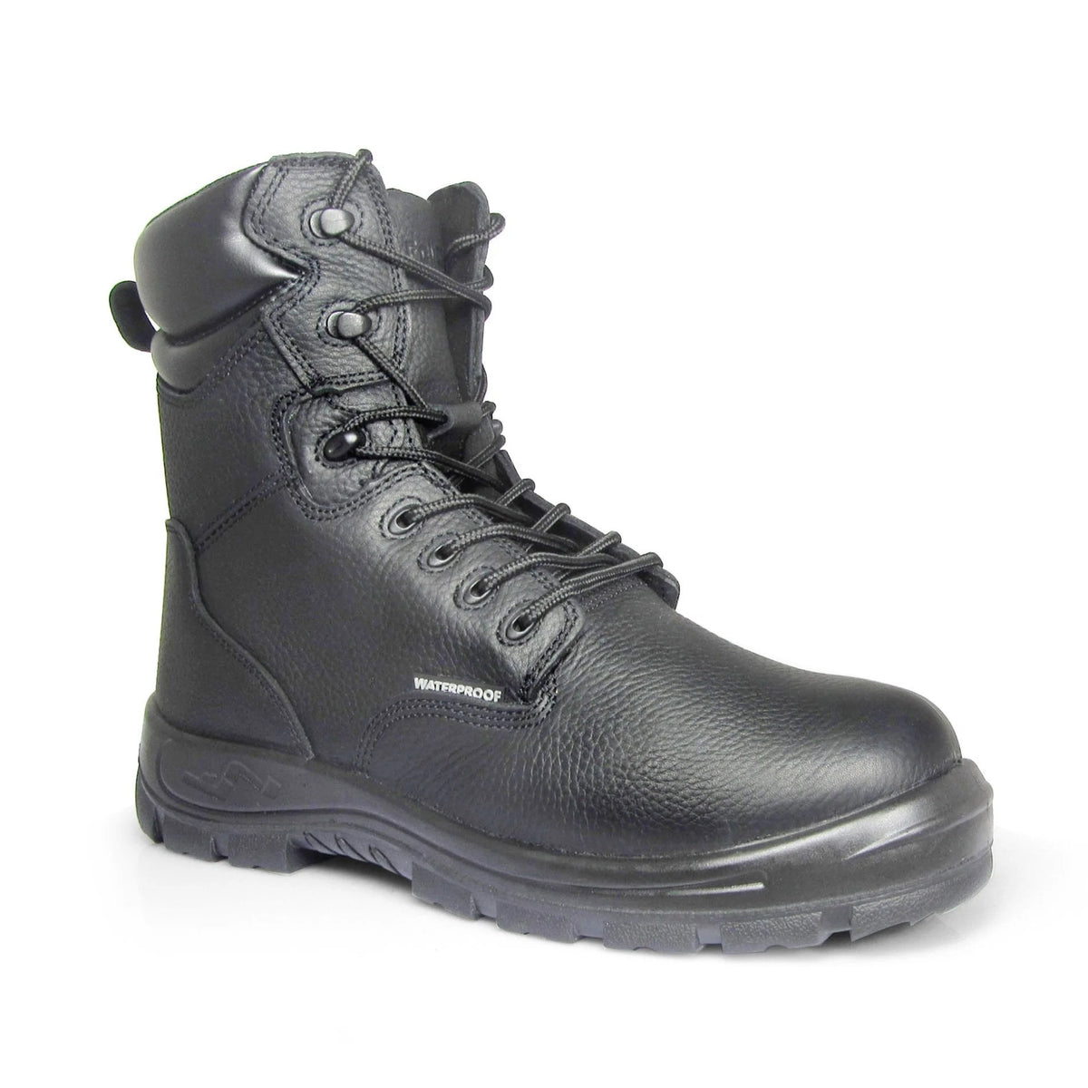 Genuine Grip Footwear 6080 Leather Boot, Black - 7.5