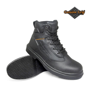 Genuine Grip Footwear 7800 Leather Boot, Black - 4 Wide