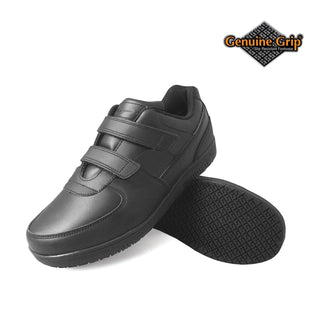 Genuine Grip Footwear 230 Slip Shoe, Black - 5 Wide
