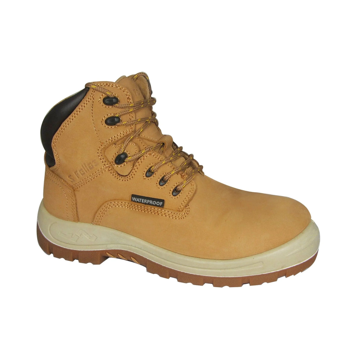 Genuine Grip Footwear 652 Leather Boot, Beige - 7 Wide