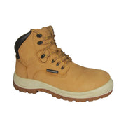 Genuine Grip Footwear 652 Leather Boot, Beige - 9