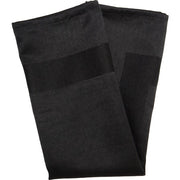 Snap Drape Polyester Cloth Napkin, 22" x 22", 12/Pack - Black