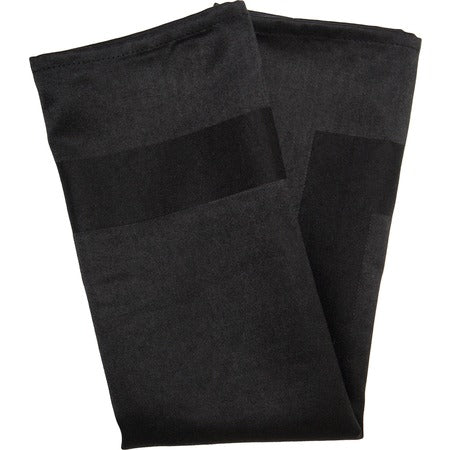 Snap Drape Polyester Cloth Napkin, 22" x 22", 12/Pack - Black