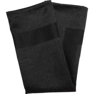 Snap Drape Polyester Cloth Napkin, 22" x 22", 12/Pack - Black