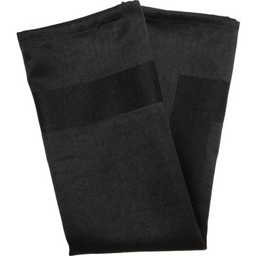 Snap Drape Polyester Cloth Napkin, 22" x 22", 12/Pack - Black
