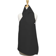 Snap Drape Polyester Black Dining Scarf, One Size Fits Most, 12/Case - Black